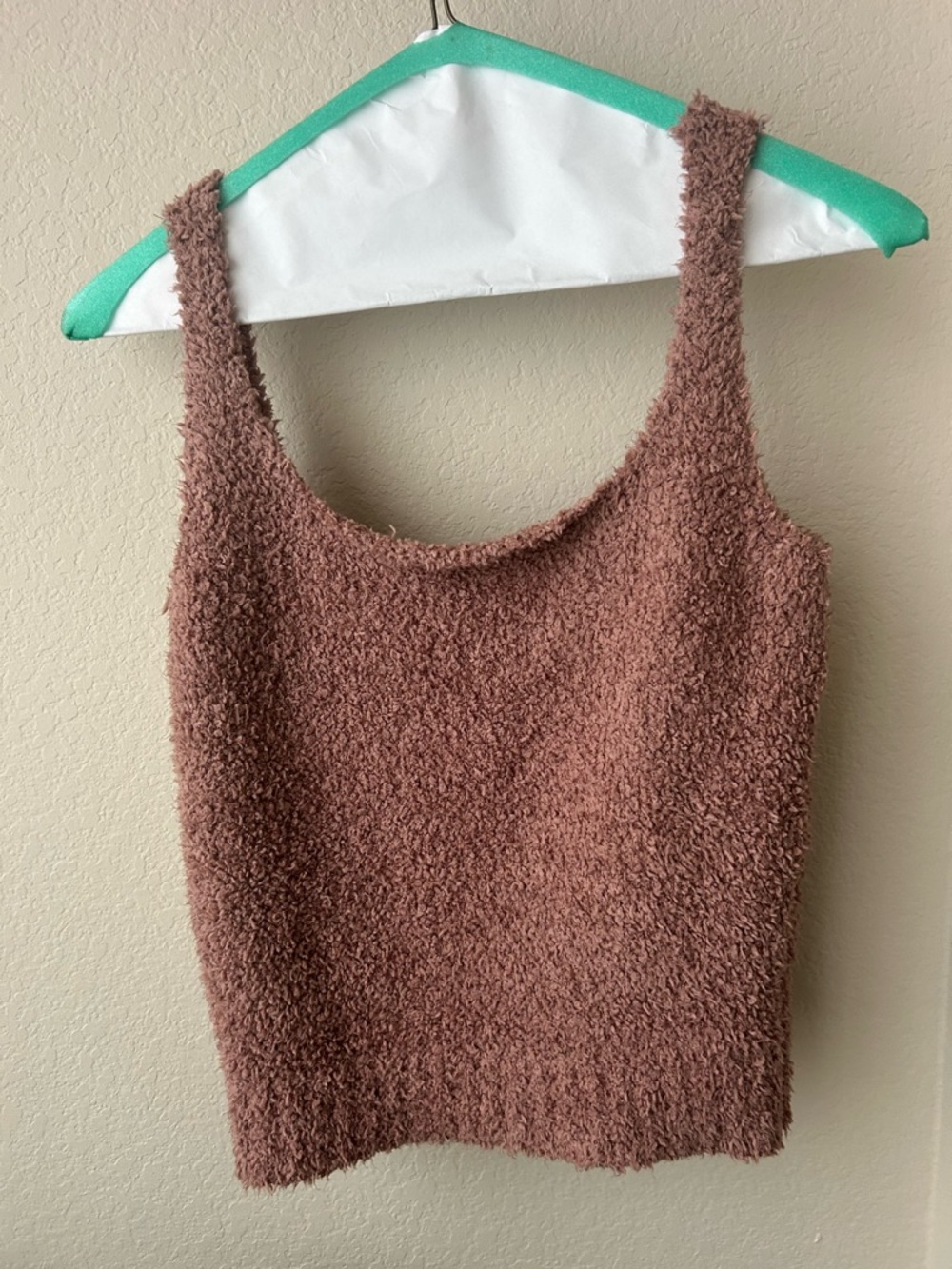 Skims Cozy Knit Tank Rose Clay